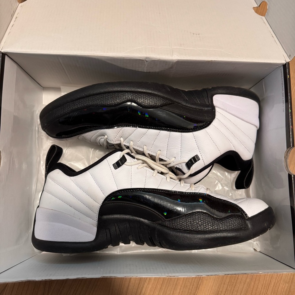 Nike Air Jordan 12 Retro Low ‘25 Years in China Sneakers Size 13 Black and White